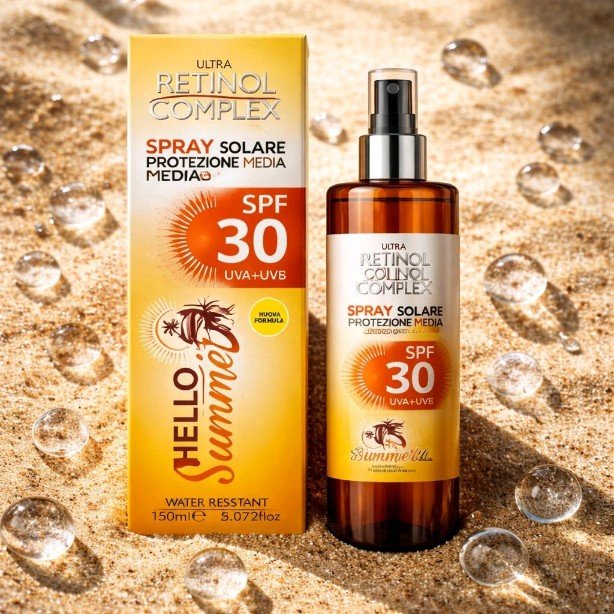 Protector SOLAR en spray FPS30 
Retinol Complex®