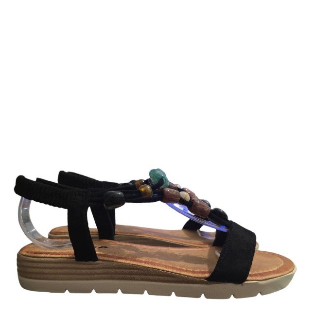 M2610 Sandalia cómoda abalorios